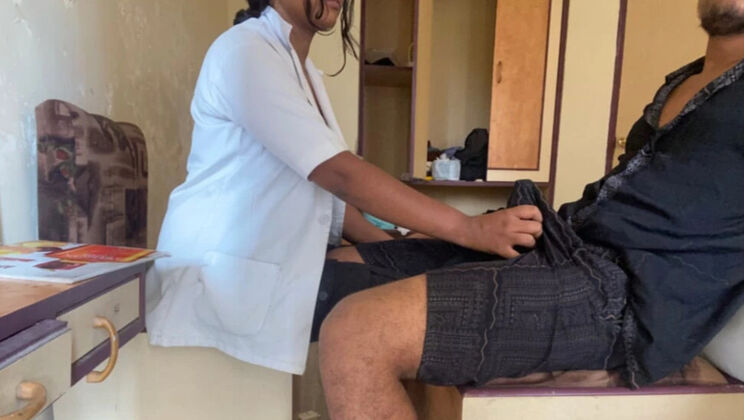 Indian Doctor Arouses Boy with Sexy Exam - Desi Nurse Fingering & Hardcore Fucking