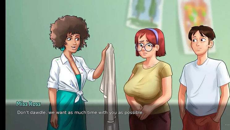 Miss Rose's Anal Lesson - Summertime Saga Teacher Fucks Student 2025