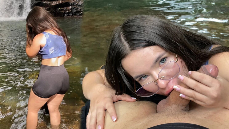 Maracumangoo Outdoor Blowjob and Creampie with Colombian Teen in Nature Adventure