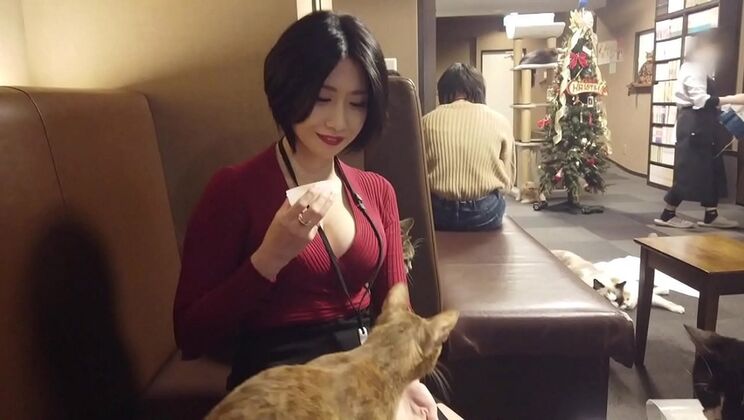 Japanese Amateur Busty Girl Creampie and Blowjob Full Video