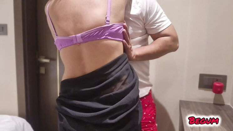 Indian Bhabhi Cheats On Husband With His Best Friend - Sammy Sins Fucks Rukshaar Begum Rough Doggy Style