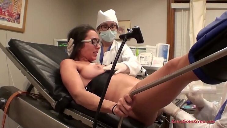 Doctor Tampa's Orgasm Research Trailer - Lilly Hall & Katie St Ives in Medical Fetish Nurse Exam