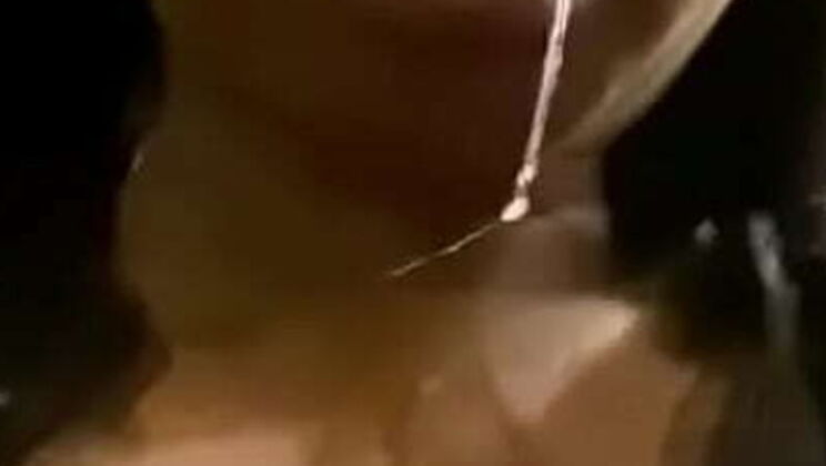 Ebony BBW Gives Sloppy Head and Deep Throat to BBC