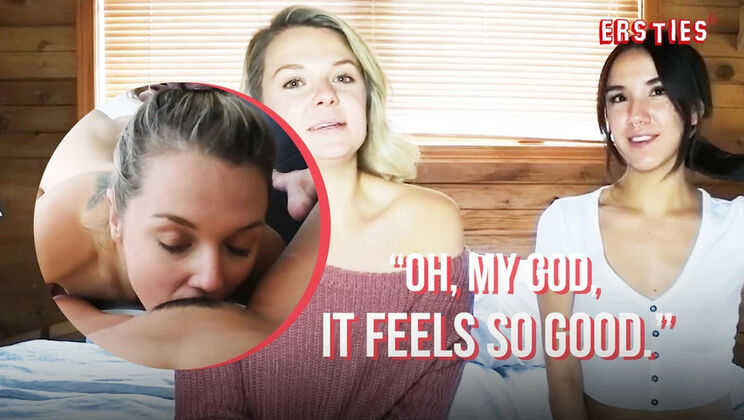 German Amateur Lesbians Mirah & Caireen Kissing and Showering in Hot HD POV