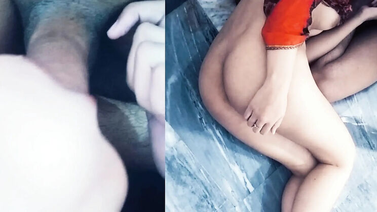 Stepbrother fucks stepsister hard and cums in her mouth - Indian teen gets filled with big cock cumshot