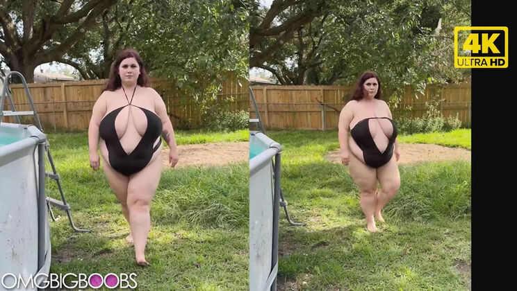 Amateur wife with big natural tits and curvy body in HD