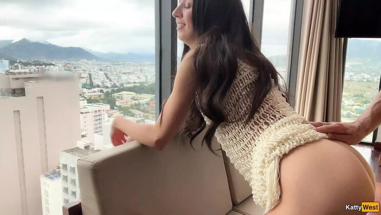 Spanish Blanca Sucks White Russian Cock And Gets Creampie In Pussy