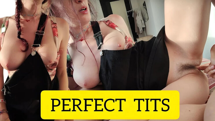 Italian amateur ElivaLove gets deep pussy licking and moans in POV climax with natural big tits