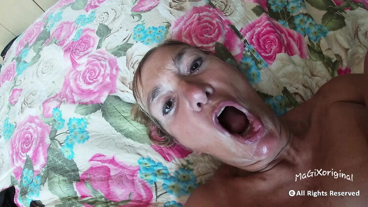 Hot Stepmom Blowjob with Big Cock in 4k - Amateur Italian MILF