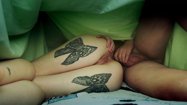 Steamy Step Mom Spooning Step Son in 4K - Taboo Bed Sharing & Hot MILF Action