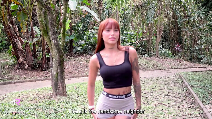 Petite Teen Neighbor Gets Hardcore BBC Fuck - Athenea Rose & Brandon Cruz