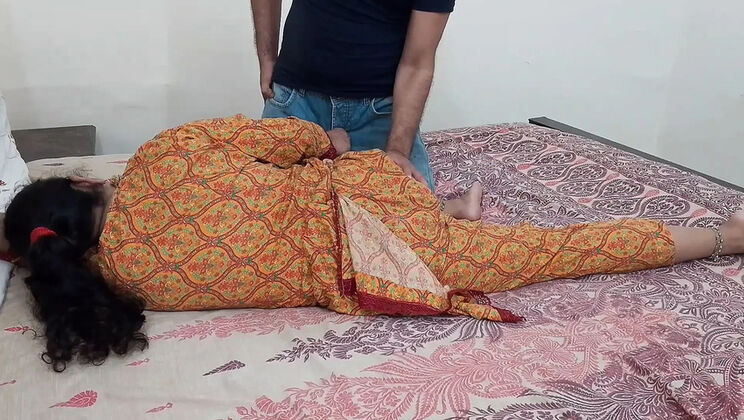 Stepmom Takes Son's Load Inside Her in Hindi Hardcore
