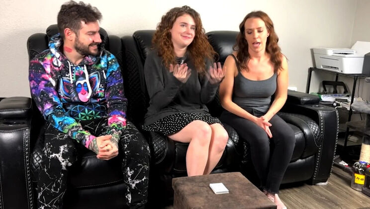 Alisha Adams Wild Strip Game - Slap Jack Suck & Ride Big Tits Teen