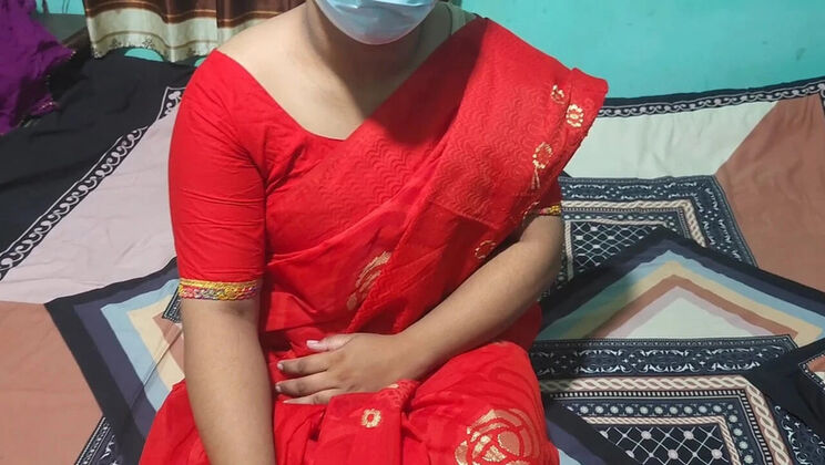 Desi Wife Cheats with Boss - Hot Blowjob in Village Homemade HD