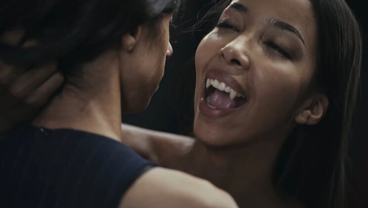 Ebony Vampire Lia Lin Dominates Latina Slave Penelope Quente in Hardcore Lesbian Hypno Sex