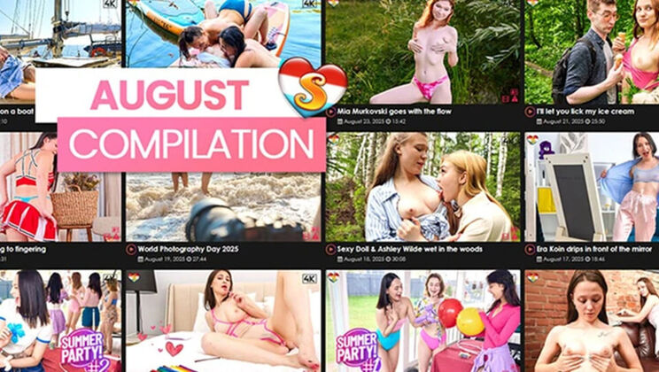 August 2025 Teen Anal & Lesbian Compilation - ClubSweethearts HD