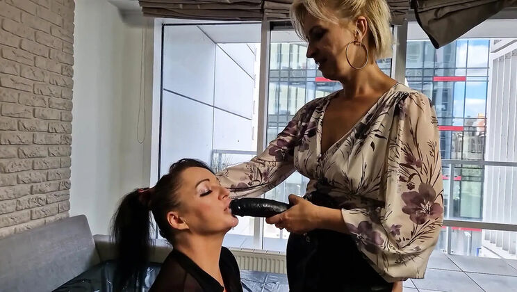 Mature Lesbian Strap-On Fuck with Wanilianna and Devon Breeze