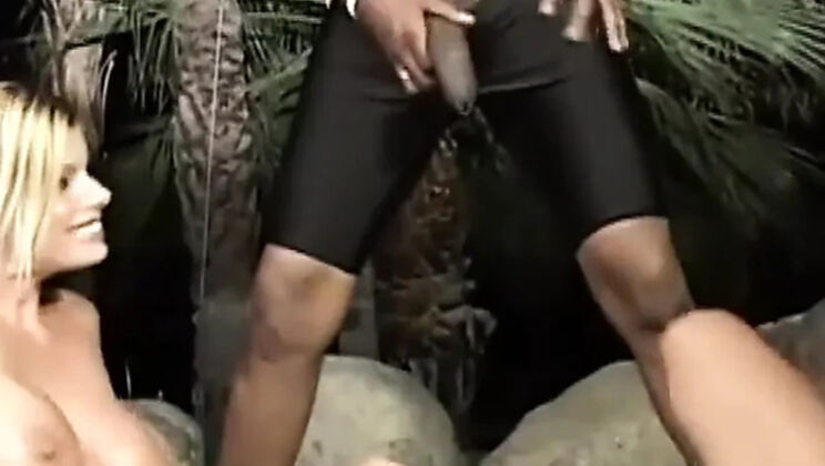 Garden Black & White Sex Party with Marie Luv, Daphne Rosen - BBC Compilation HD