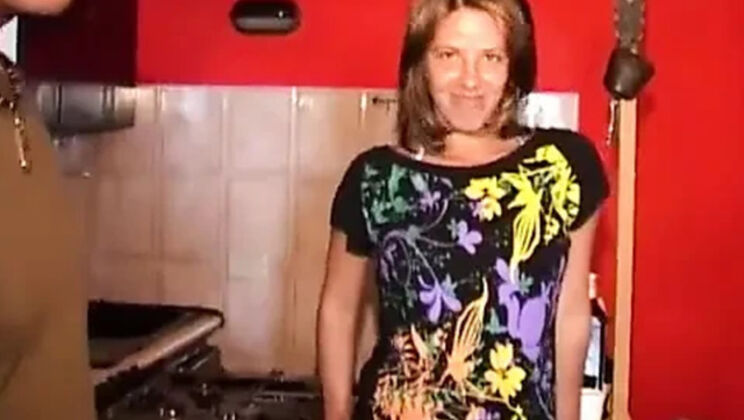 Big Ass Anal Fuck with Glasses and Facial in Italian