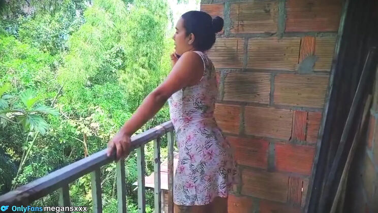 Hot Latina mechanic measures my oil and gets wild in homemade amateur sex