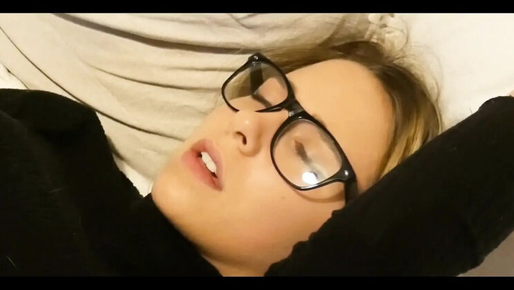 Geeky Teen Samantha Flair Glasses Facial Cumshot Blowjob HD