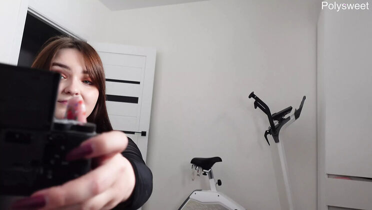 Amateur Russian MILF Polly Sweet Homemade Sex Blogging - Huge Booty BBW Anal Fucked in 4K