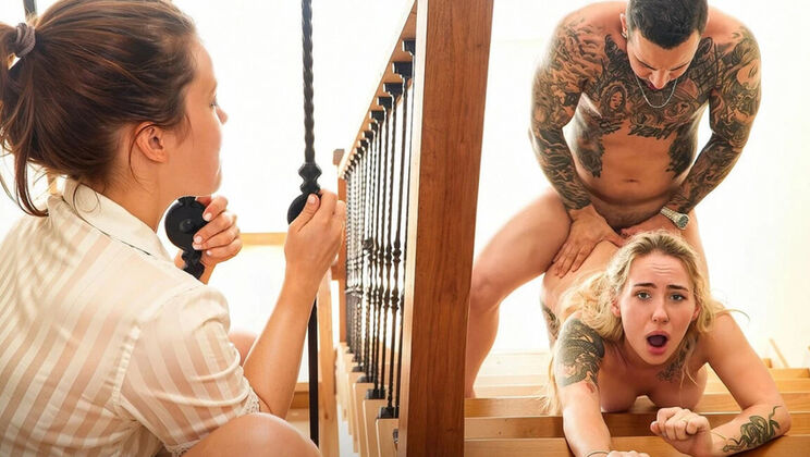 Blonde Slavic MILF Bella Mur Fucked Hard by Neighbors - Big Tits Amateur Creampie & Sloppy Deepthroat