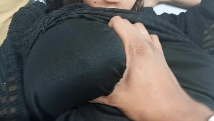 Fabimilf Naughty Mom Relaxes in Bed with Step Son Playing Big Tits and Fat Ass