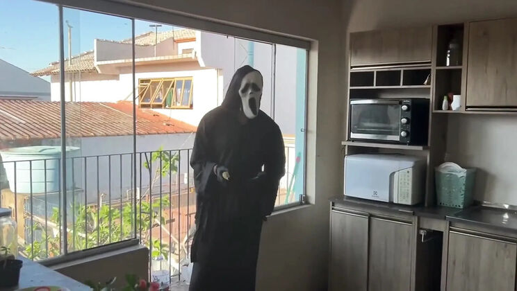 Amateur Latina Camila Vegas Backstage Blowout - Big Ass Massage & Fucking with Lucas Neitan