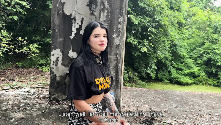 SkinLovers - Alt Girl Date Turns Into Hard Fuck & Deep Blowjob in Abandoned Place