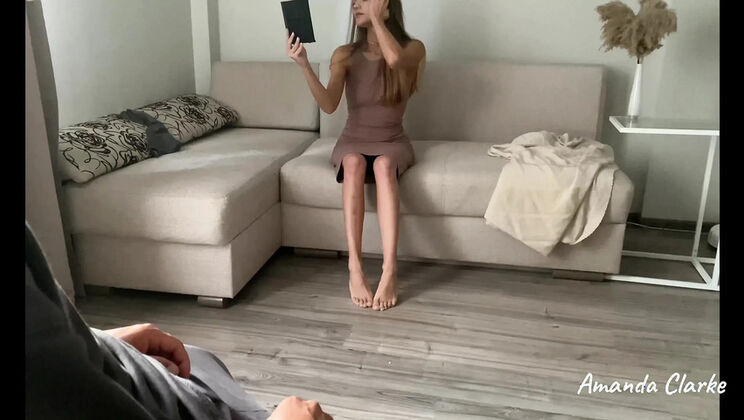 Neighbor Fucks Me While My Husband Watches - Cuckold Wife & Huge Cock