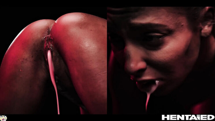 Alien Hunter Talia Mint Anal Creampie in 4k - Perfect Body Babe Fetish Solo