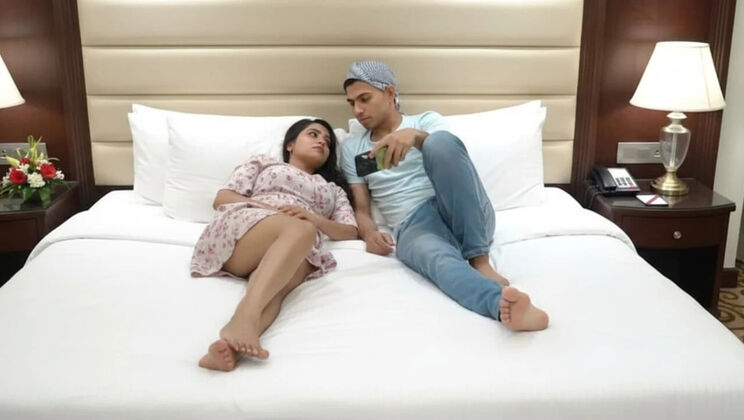 Indian mom Baby Kajal rough fucked doggy style by Amanraza9 after showing dirty video - homemade big natural tits blowjob