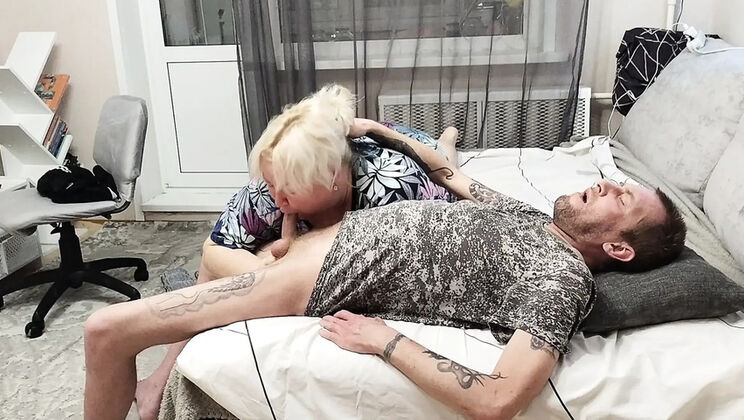 MILF Step Mom Deep Throat Blowjob & Cum Swallow - Zona901 HD