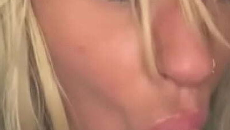 Streetwalker Bunny sucks dick in car POV blowjob with cum in mouth and spit