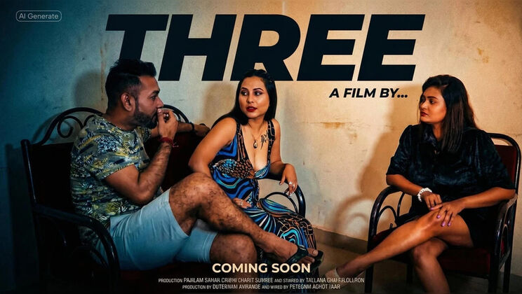 Desi Bhabhi Big Ass Threesome Fuck - Hot Indian Friend Doggy Style & Creampie