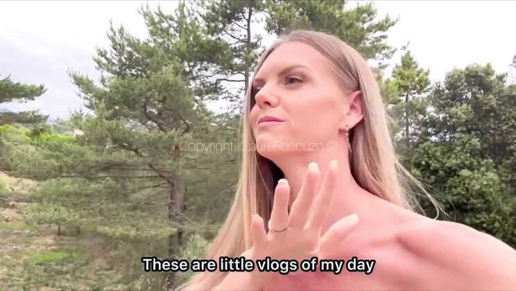 Petite Blonde MILF Gets Rough Outdoor Sex With Gardener - Hardcore Doggystyle & Facial