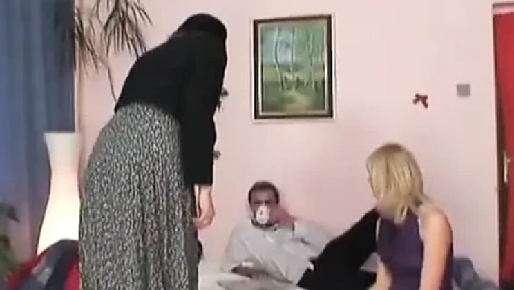 Granny Watches Young Neighbor Mia Hilton Get Fucked Hard Next Door