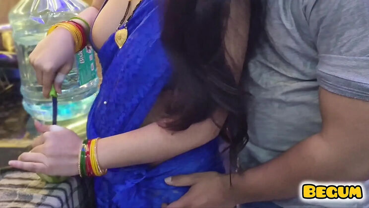 My Best Friend's Stepmom Needs Help in Kitchen - Big Natural Tits & Big Ass