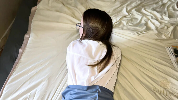 College Intern Niiikey Gets Face Fucked & Creampie - Amateur Teen With Big Natural Tits