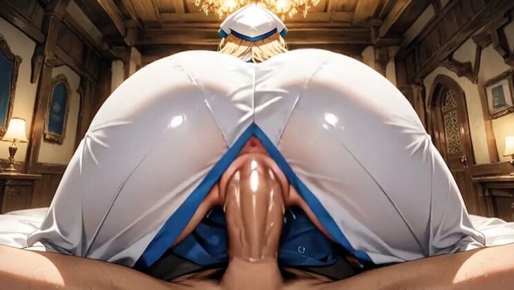 Goblin Slayer Anime Hentai: Priestess Anal & Blowjob Fuck Scene - Uncensored HD