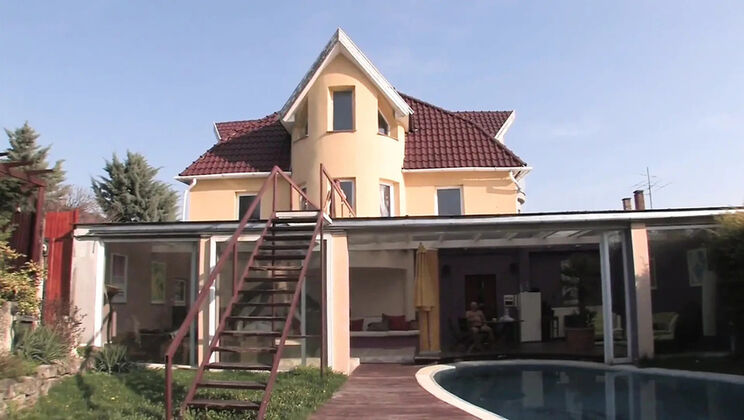 60 Year Old Granny Fucks Hard in Garden Doggy Style - GILF Outdoor Sex