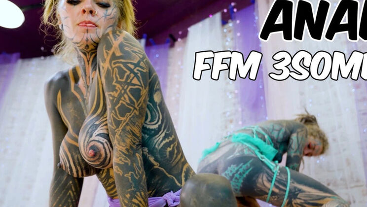 Heavily Tattooed Teens Fuck Hard: ATM, Gapes & Facial with Eric