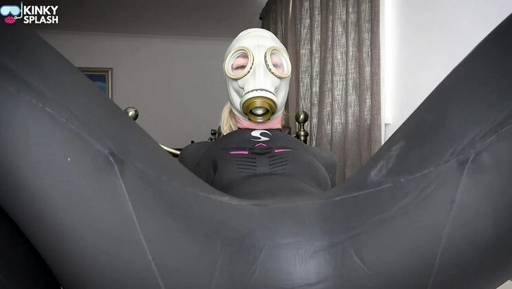 Leather Glove Handjob & Orgasm Denial JOI - Blonde Femdom Mistress Lucy Lauren Makes You Watch Her Cum