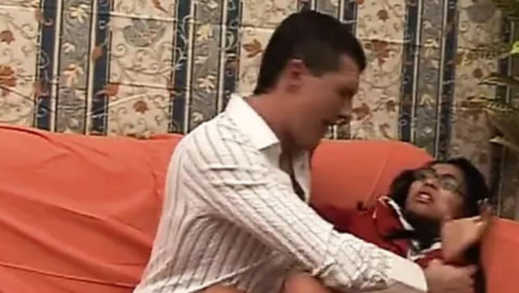 Nasty stepmom solves dirty clan business with big ass tattooed beauty