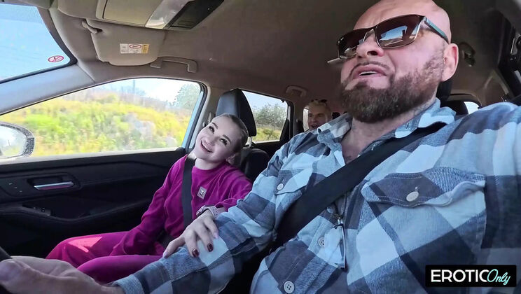 German Teen Dasha Dark Takes Big Cock Anal From Older Man Bad Volodya - Hardcore Blowjob & Doggy Style Fuck