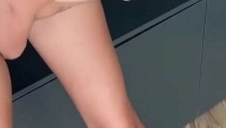 Yoya Grey 18 Year Old Teen Solo Masturbation with Dildo Riding to Intense Orgasm