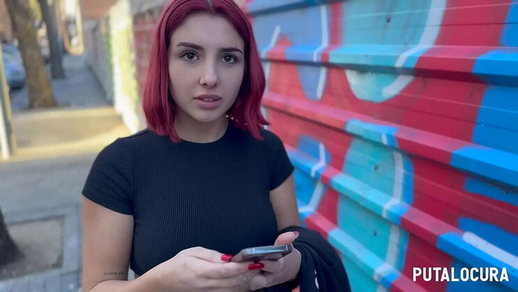 Busty Redhead Judiyu Seduced in Bedroom - Big Tits, Big Booty Blowjob & Cum Swallow