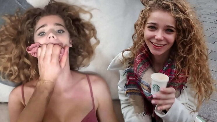 Sabrina Spice Amateur Threesome - Petite 18yo College Cutie Gets Face Fucked & Deep Throats Big Cock