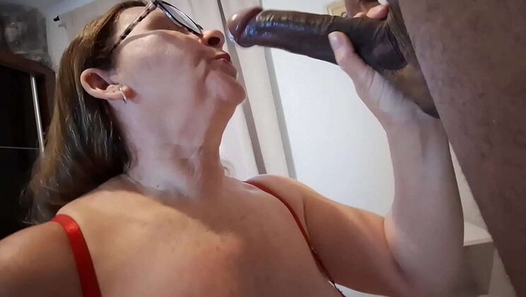 Young Man Makes MILF Mother-in-Law Cum Twice on Big Natural Tits